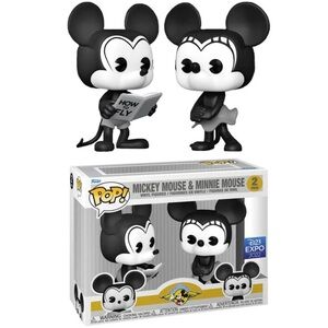 Funko Disney: Walt's Plane - Pilot 2 Pack: Mickey Mouse & Minnie Mouse- NIB